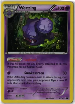 Weezing #XY163 Cosmos Holo Promo XY NM Pokemon TCG - Image 1