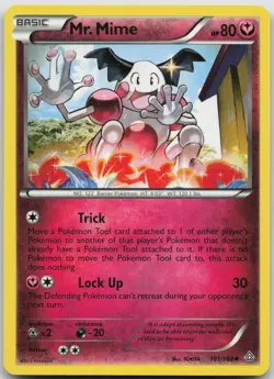 Mr. Mime 101/160 Uncommon Primal Clash Pokemon NM/LP - Image 1