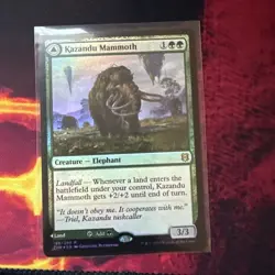 Kazandu Mammoth 189/280 Non Foil Rare Zendikar Rising MTG Near Mint - Image 1