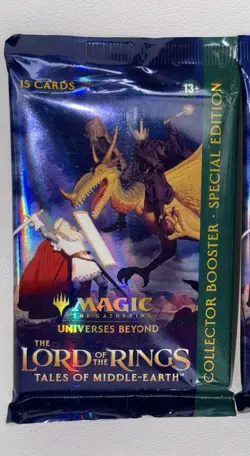 MTG Magic Lord of the Rings Special Edition Collector Booster Pack New Sealed - Image 1