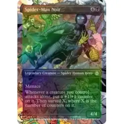 Foil Presale Spider-man Noir (borderless) X4 M/NM Magic MTG Marvel's Spider-man - Image 1
