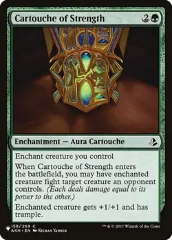 Cartouche of Strength - Light Play MTG The List - Image 1