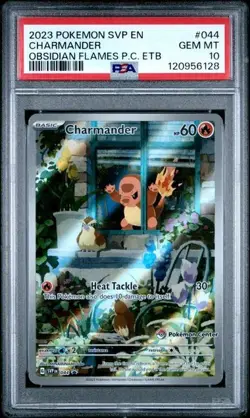 Charmander SVP 044 Pokemon Center Exclusive Scarlet & Violet Promo Cards PSA 10 - Image 1