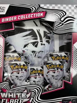Pokemon TCG Scarlet & Violet White Flare Binder Collection Box NEW SEALED - Image 2