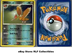 2008 Pokemon, D&P Majestic Dawn, #36/100 Fearow, Reverse Holo Uncommon - Image 1