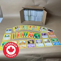 HUGE LOT OF 1200+ Bulk Pokemon Cards NO modern ENERGY some vintage - Image 1