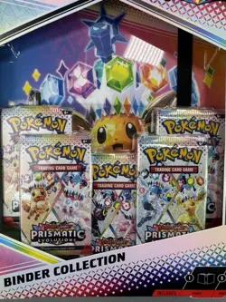 Pokemon Prismatic Evolutions Binder Collection NEW SEALED - Image 2