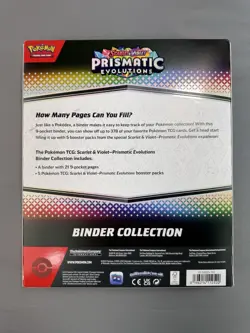 Pokemon Prismatic Evolutions Binder Collection NEW SEALED - Image 3