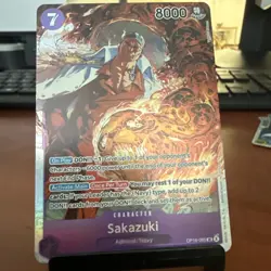 Bandai One Piece Card Game Sakazuki Character Special Rare Foil OP16-065 - Image 1