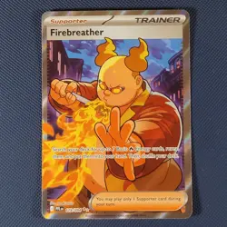 Firebreather 119/094 - Phantasmal Flames - Ultra Rare Holo Pokemon Card - NM - Image 1