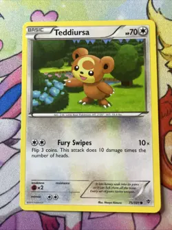 Pokemon - Teddiursa - 75/101 - Common - Plasma Blast - LP - Image 1