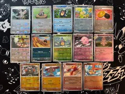 Pokemon TCG White Flare Poke Ball Reverse Holo Bundle - 14 Cards - No Repeats - Image 1