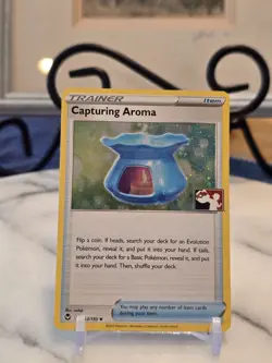 Pokemon TCG Capturing Aroma 153/195 Prize Pack Series Cards Holo LP - Image 1