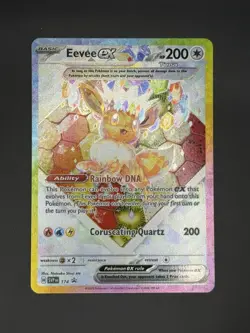 Pokemon TCG Eevee EX 174 Prismatic Evolutions SPC Promo Card (NM Condition) - Image 1