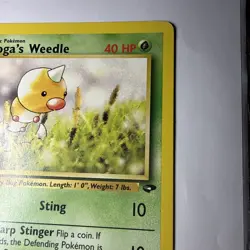 Koga's Weedle 82/132 Gym Challenge 1st Edition Pokemon Card - Image 4