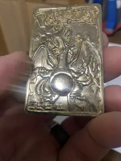 1999 Burger King Pokemon Charizard Nintendo 23K Gold Plated Trading Card - Image 5