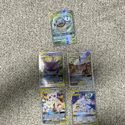 Pokemon TCG Sun & Moon TAG TEAM GX Holo 5-Card Lot (English, 2019) - Image 2