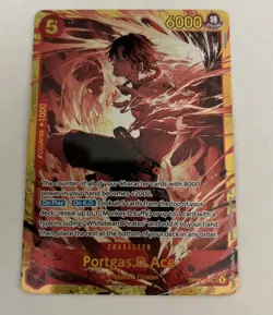 ONE PIECE Card Game Portgas D. Ace OP16 118 SEC Battle of the Moment ENGLISH - Image 1