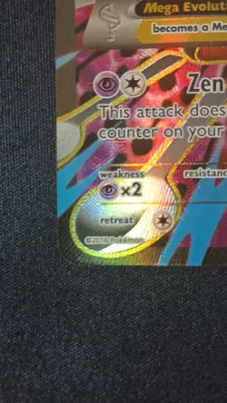M Alakazam EX Full Art Holo Ultra Rare Card 118/124 Fates Collide - Image 4