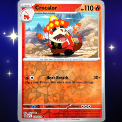 Crocalor - Reverse Holo - Pokemon TCG Surging Sparks #030/191 - Image 1