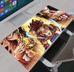 Dragon Ball Z DBZ Goku Vegeta SSJ4 Anime TCG Card Playmat Desktop Mousepad 24” - Image 1