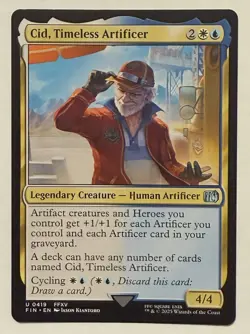 Cid, Timeless Artificer 419 - Final Fantasy MTG - Image 1