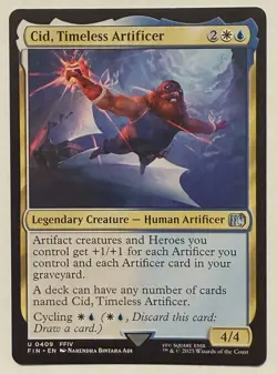 Cid, Timeless Artificer 409 - Final Fantasy MTG - Image 1
