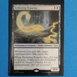 Wizards of the Coast Enduring Tenacity 0095 Foil Full Art Duskmourn MTG Rare - Image 1