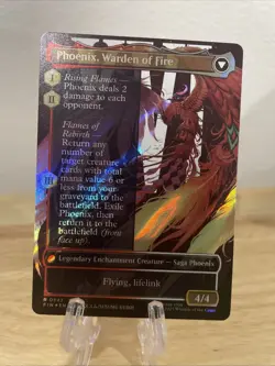 MTG Joshua, Phoenix's Dominant Borderless SURGE FOIL #0542 Final Fantasy NM/M - Image 2
