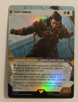 Shay Cormac Showcase Foil NM/M Assassins Creed MTG Magic the Gathering - Image 1