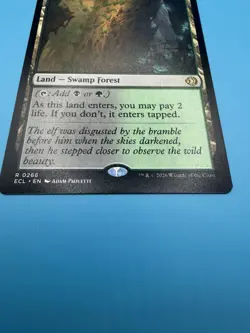 MTG Overgrown Tomb ECL R 0266 NM/M Regular Land Swamp Forest - Image 2