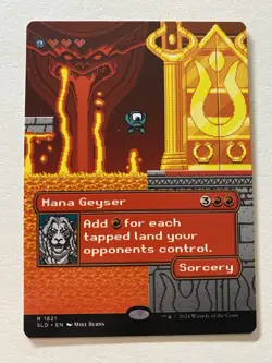 MTG Mana Geyser (1821) *Non-Foil* Secret Lair: Pixel Perfect Extra Life MT/NM - Image 1