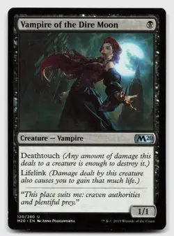 Vampire of the Dire Moon 120 Uncommon Core Set 2020 Magic: The Gathering NM - Image 1