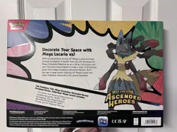 Pokemon TCG Mega Evolution—Ascended Heroes Mega Lucario ex Poster Box 2025 EN - Image 2