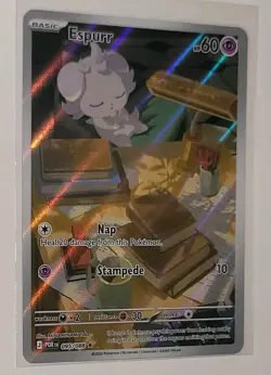 Pokemon TCG Espurr 095/088 Perfect Order Fulll Art Illustration Rare Holo EN - Image 1