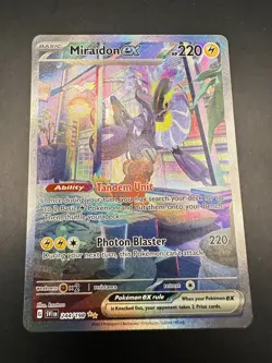 Pokemon TCG Miraidon ex 244/198 SV01 Special Illustration Rare Holo Full Art - Image 1