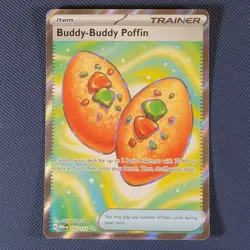 Buddy-Buddy Poffin 167/132 - Mega Evolution - Ultra Rare Holo Pokemon Card - NM - Image 1