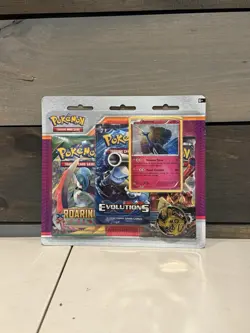 Pokemon TCG XY 3 Pack Blister with Xerneas Promo Card Sealed Evolutions Roaring - Image 1