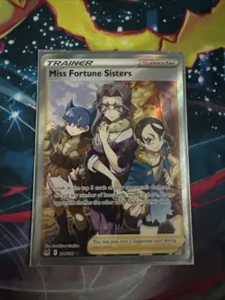 Pokemon Miss Fortune Sisters 194/196 Lost Origin Ultra Rare Full Art Holo NM - Image 1