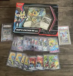 Pokemon TCG The Pokemon Company Hop's Zacian ex Box and mixed First partners lot - Image 1