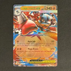 Mega Lucario 077/132 MEG Mega Evolutions Play! Pokemon Prize Pack Stamp Holo NM - Image 1