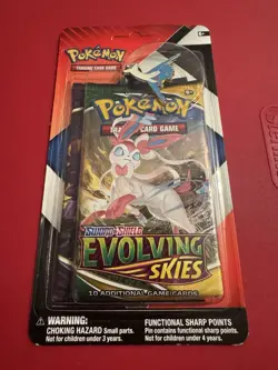 Pokemon TCG EVOLVING SKIES & CHILLING REIGN 2-Pack Booster Packs Sylveon Pin - Image 3