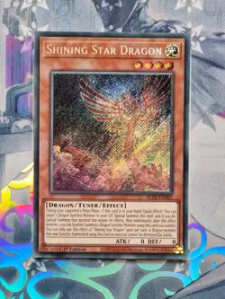 BLTR-EN002 Shining Star Dragon Secret Rare 1st Edition Near Mint YuGiOh TCG - Image 1