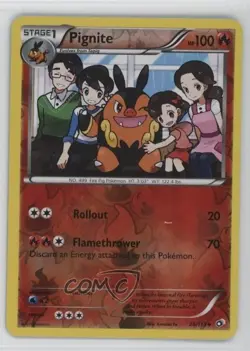 Pignite Reverse Foil Pokemon Black & White Legendary Treasures #26 - Image 1