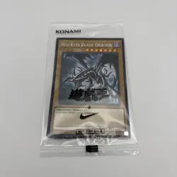 Yugioh Red-Eyes Black Dragon Nike Worlds Promo NKC1-EN002 Collaboration 2025 - Image 4