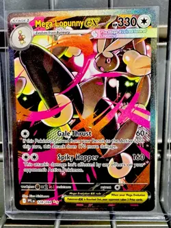Mega Lopunny ex #128/094 Phantasmal Flames MINT!! Pokemon - Image 1