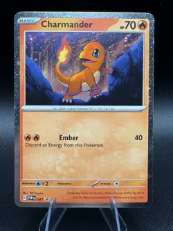 Charmander Cosmos Holo Black Star Promo - SVP047 - Scarlet & Violet Pokemon 2023 - Image 1