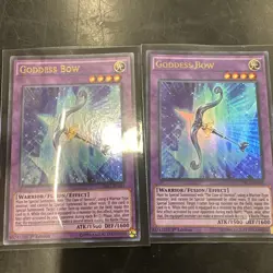 Yugioh Goddess Bow DRL2-EN011 Secret Rare NM x2 Play Set - Image 1