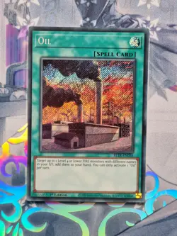BLTR-EN026 Oil Secret Rare 1st Edition Near Mint YuGiOh TCG - Image 1