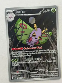 Dustox 220/217 Illustration Rare Ascended Heroes Pokemon Near Mint - Image 1